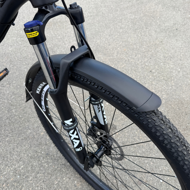 Велосипед з Е-комплектом OSKAR 29" AL SHADOW рама-18" 48B 12 А * год - 45км запас ходу 500Вт чорний матовий - зображення 7
