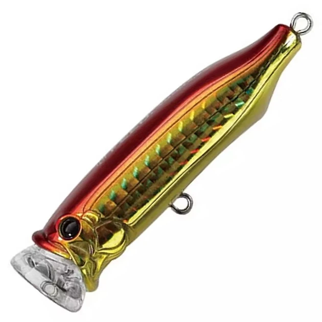 Воблер Tackle House Feed Popper 70F 70mm 9.5g #05SHG Gold Red - Фото 1 Воблер Tackle House Feed Popper 70F 70mm 9.5g #05SHG Gold Red - изображение 1