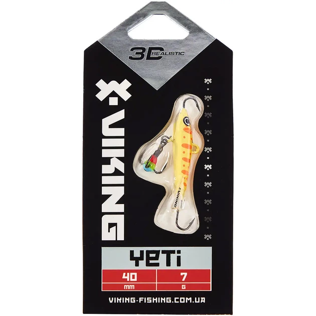 Балансир Viking Fishing Yeti Ice Jig 40mm 7.0g #6 Japanese School - изображение 2