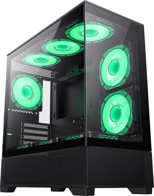 Корпус GameMax Vista 2 MB з 3 ARGB вентиляторами - Фото 1 Корпус GameMax Vista 2 MB з 3 ARGB вентиляторами - зображення 1