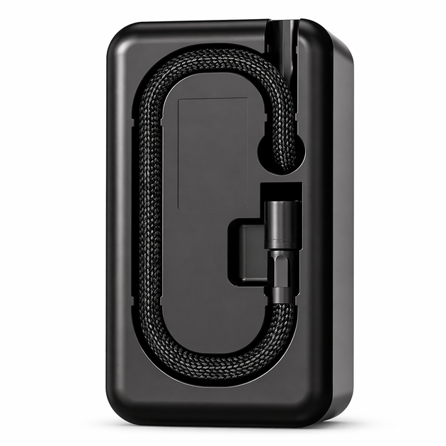 Авто компресор бездротовий портативний 5в1 з функцією Powerbank 6000 mAh 10.3 Bar автомобільний насос для коліс машини шин - зображення 3