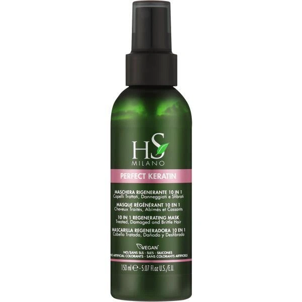 Відновлюючий крем кератин для волосся 10in1 Regenerating mask Perfect Keratin Dikson HS Milano 150 мл - Фото 1 Відновлюючий крем кератин для волосся 10in1 Regenerating mask Perfect Keratin Dikson HS Milano 150 мл - зображення 1