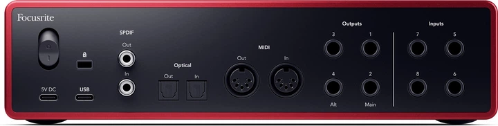 Аудіоінтерфейс Focusrite Scarlett 18i16 4th Generation (815301001515) - зображення 4