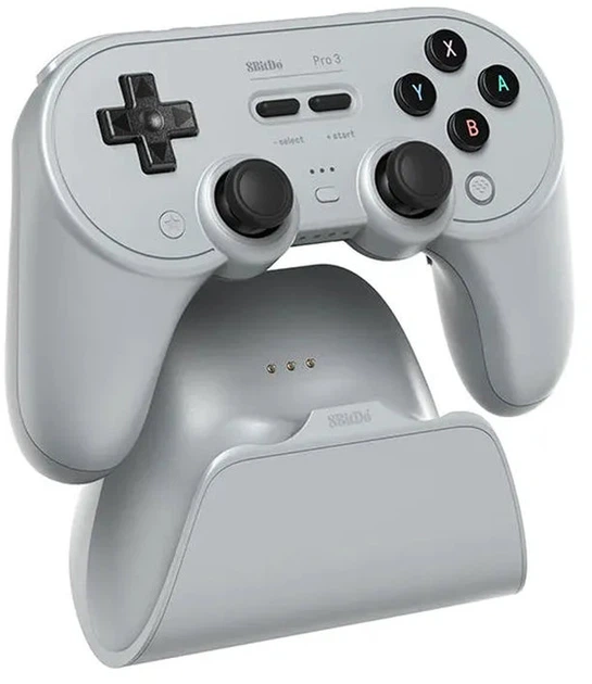 Бездротовий геймпад  8BitDo Pro 3 Bluetooth Gamepad Gray (6922621507116) - зображення 2