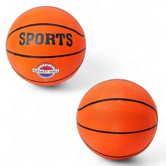 Баскетбольный мяч sports basket ball размер №7 материал PVC вес 530-550 грамм - Фото 2 Баскетбольный мяч sports basket ball размер №7 материал PVC вес 530-550 грамм - изображение 2
