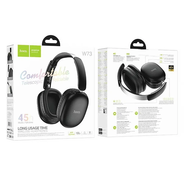 Bluetooth-гарнитура Hoco W73 Graceful, Стерео, Серебряный - 715673 - изображение 4