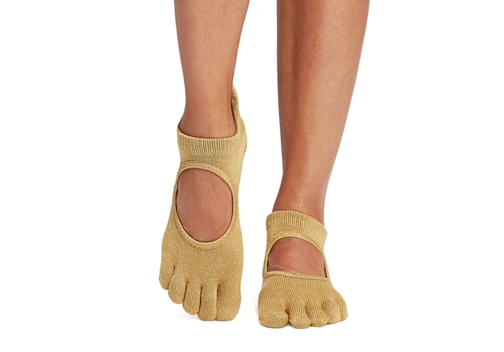 Носки для йоги ToeSox Full Toe Bellarina Grip Twenty S (36-38.5) - Фото 1 Носки для йоги ToeSox Full Toe Bellarina Grip Twenty S (36-38.5) - изображение 1