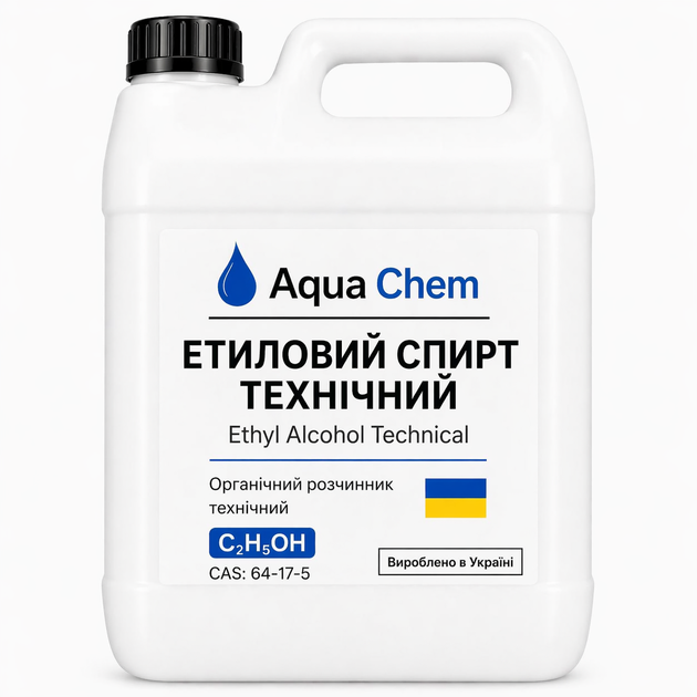Этиловый спирт технический растворитель 709 aqua-chem 1 л - Фото 1 Этиловый спирт технический растворитель 709 aqua-chem 1 л - изображение 1