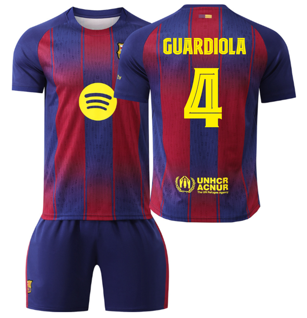 Футбольная форма детская Guardiola (Гвардиола) 4 Barcelona (Барселона) сезон 24/25 24 размер рост 135-140 см Красно-синий - Фото 1 Футбольная форма детская Guardiola (Гвардиола) 4 Barcelona (Барселона) сезон 24/25 24 размер рост 135-140 см Красно-синий - изображение 1