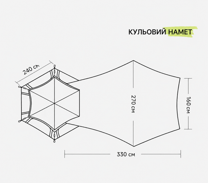 Палатка туристическая 5-8-местная с навесом 280*240*160 + навес семейный кемпинговая водонепроницаемая автоматическая установка - изображение 6