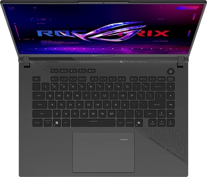 Ноутбук ASUS ROG Strix G16 (2025) G614PP-RV090 (90NR0L67-M00520) Eclipse Gray / 16" IPS WUXGA 165 Гц / AMD Ryzen 9 8940HX / RAM 32 ГБ / SSD 1 ТБ / RTX 5070, 8 ГБ / LAN / Зарядка по USB - Фото 3 Ноутбук ASUS ROG Strix G16 (2025) G614PP-RV090 (90NR0L67-M00520) Eclipse Gray / 16" IPS WUXGA 165 Гц / AMD Ryzen 9 8940HX / RAM 32 ГБ / SSD 1 ТБ / RTX 5070, 8 ГБ / LAN / Зарядка по USB - изображение 3