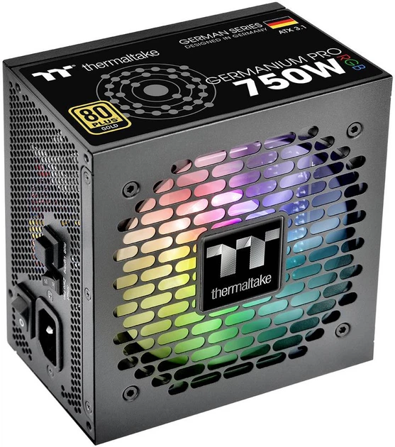 Блок живлення Thermaltake Germanium Pro RGB 750W Gold (TPD-750AH2FXG-3) - зображення 2