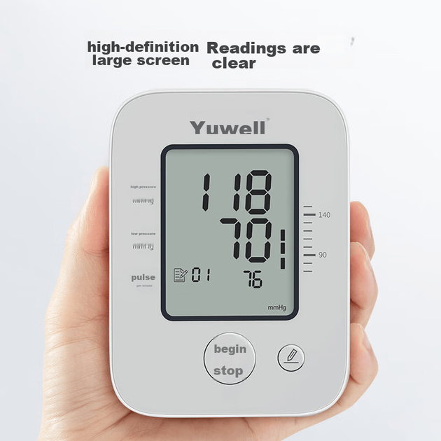 Электронный тонометр Yuwell Classic 660A — экономичное решение для домашнего измерения артериального давления у пожилых людей, высокоточный, медицинского класса. - изображение 5
