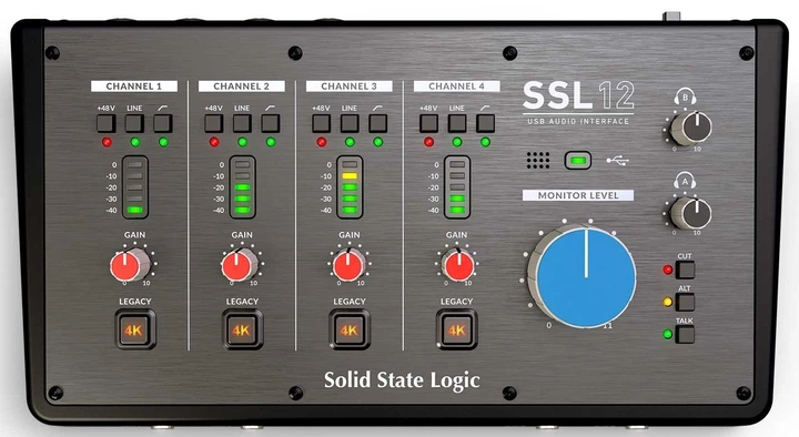 Аудіоінтерфейс Solid State Logic SSL 12 (878076001678) - Фото 1 Аудіоінтерфейс Solid State Logic SSL 12 (878076001678) - зображення 1