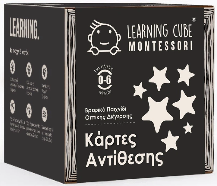 Karty kontrastowe Montessori K-Toyz Baby 0–6 miesięcy wersja grecka (LC-041) (5214001024759) - Zdjęcie 1 Karty kontrastowe Montessori K-Toyz Baby 0–6 miesięcy wersja grecka (LC-041) (5214001024759) - obraz 1