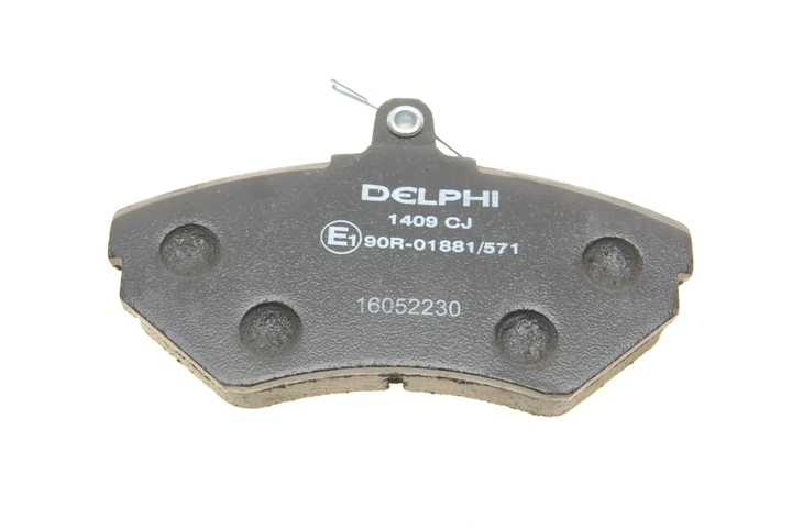 Комплект гальмівних колодок Delphi LP1409 Seat Cordoba, Ibiza; Volkswagen Golf, Polo, Caddy, Vento; Audi A4 1HM698151, 1HM698151A, 357698151E - изображение 3