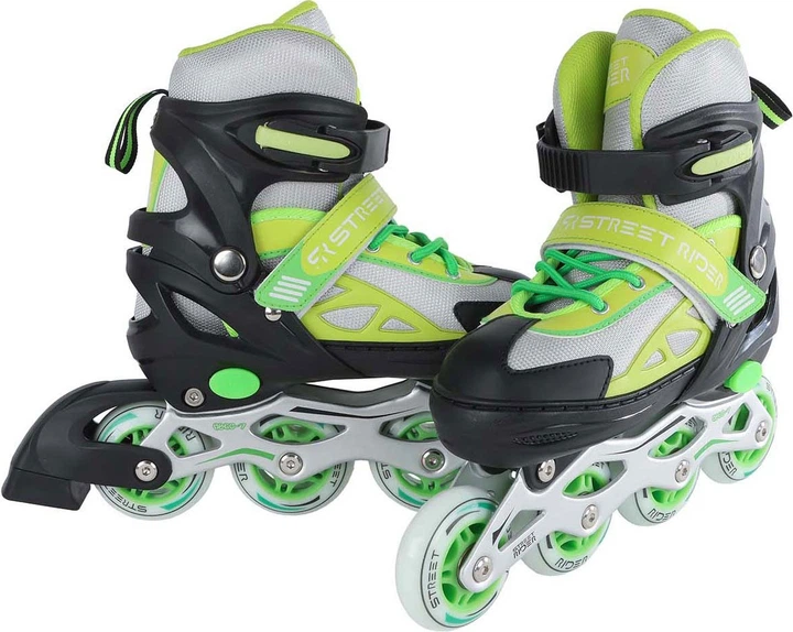 Wrotki Street Rider 29 - 32 Zielono-Czarny (8713219545928) - obraz 2