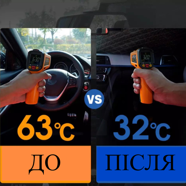 Портативная солнцезащитная шторка на лобовое стекло 145х79 см для путешествий / Складной туристический автомобильный зонт для надежной защиты салона автомобиля от солнца, перегрева и ультрафиолета / Универсальная термошторка для кемпинга и туризма - изображение 5