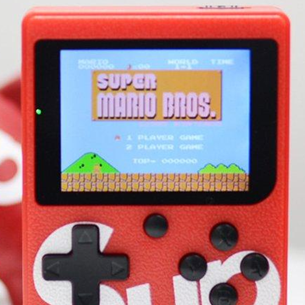Портативна ігрова приставка із геймпадом SUP 8bit ретро приставка 400 ігор Червоний - зображення 10