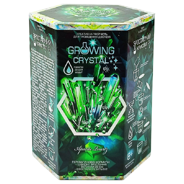 Набір для дослідів Growing Crystal (українською), Danko Toys - зображення 5