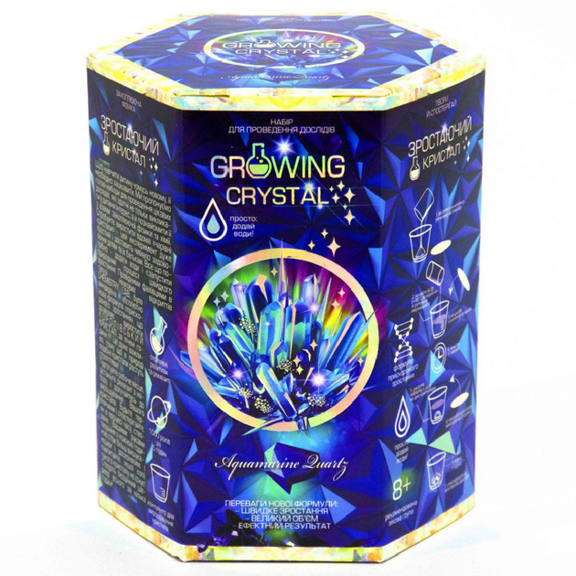 Набір для дослідів Growing Crystal (українською), Danko Toys - зображення 6