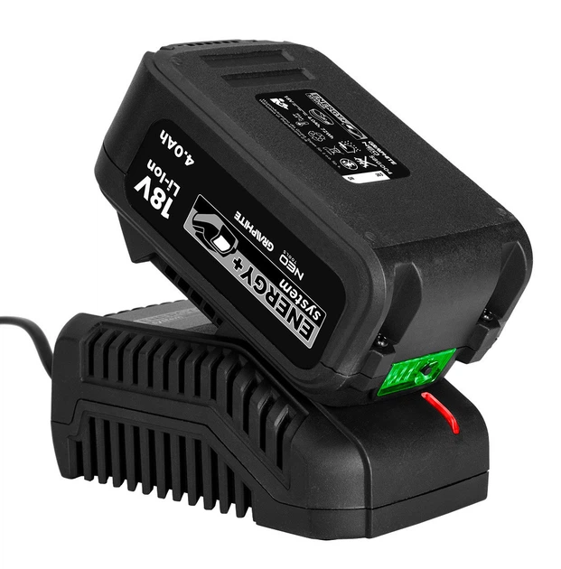 Аккумуляторная батарея Graphite 58G004 Energy+ 18 В, Li-Ion, емкостью 4.0 Ач - Фото 2 Аккумуляторная батарея Graphite 58G004 Energy+ 18 В, Li-Ion, емкостью 4.0 Ач - изображение 2