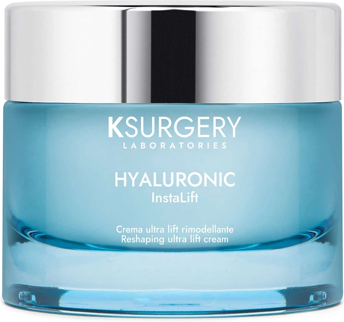 Моделюючий крем для відновлення контуру обличчя Ksurgery Laboratories InstaLift Hyaluronic Ultra Lift Reshaping Cream З ефектом ульталіфтингу 50 мл (981427533) - зображення 2