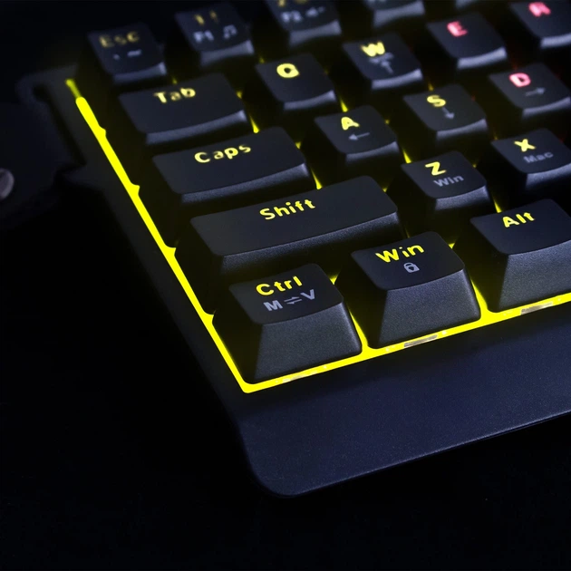 Клавіатура дротова Wozinsky WKGP-1165 SNK Red USB Black (5907769384172) - зображення 8