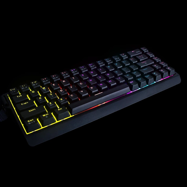 Клавіатура дротова Wozinsky WKGP-1165 SNK Red USB Black (5907769384172) - зображення 7