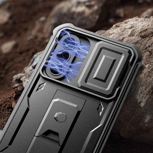 Защитное стекло для камеры Tech-Protect Kevlar Cam Plus для Samsung Galaxy A57 5G Black (2 pack) (5906302390915) - изображение 2
