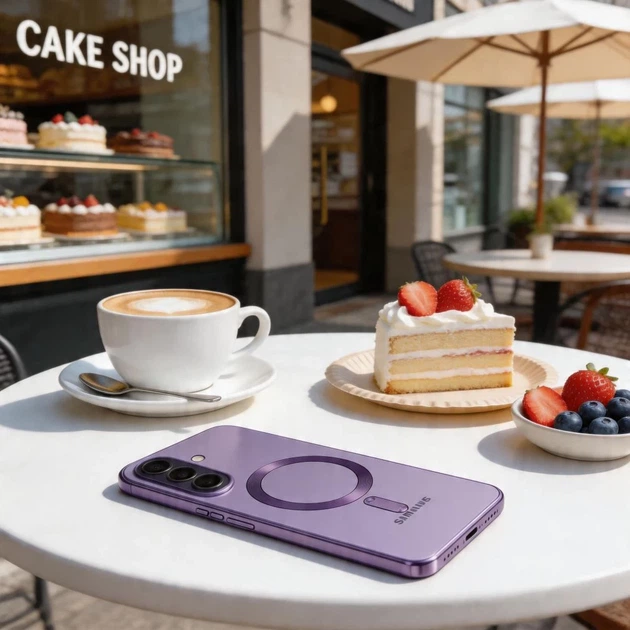 Чехол Tech-Protect MagFlex для Samsung Galaxy A57 5G Cobalt Violet with MagSafe (5906302322855) - Фото 4 Чехол Tech-Protect MagFlex для Samsung Galaxy A57 5G Cobalt Violet with MagSafe (5906302322855) - изображение 4