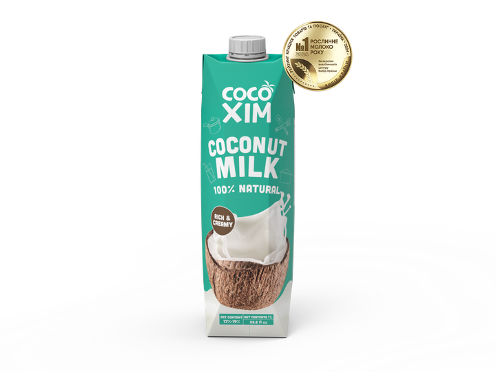 Кокосовые сливки (молоко) 17-19%, Cocoxim, 1 л - изображение 2