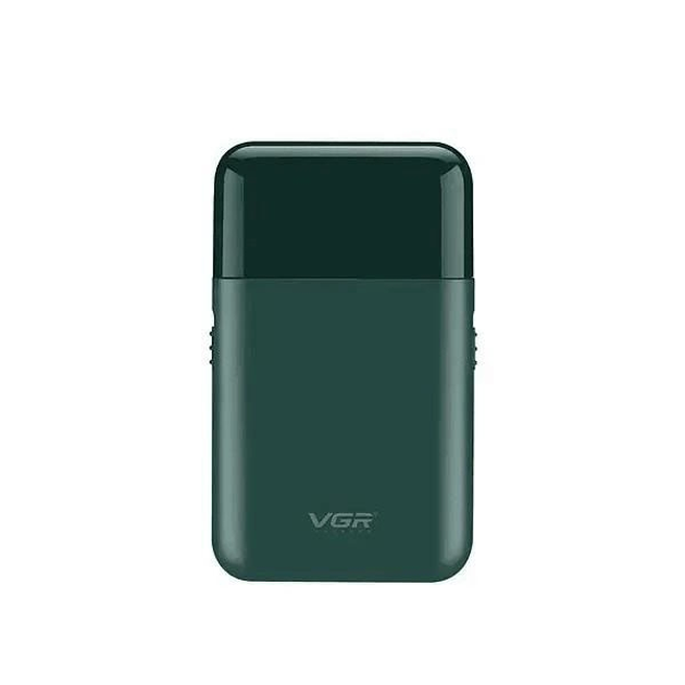 Електробритва VGR V 390 з триммером для сухого та вологого бритья, зелена - зображення 2