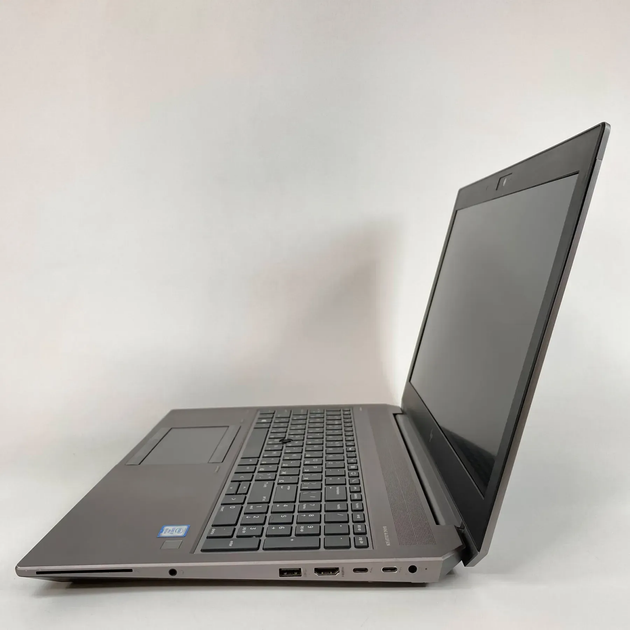 Мобільна робоча станція Б-клас HP ZBook 15 G5 / 15.6" (1920x1080) IPS / Intel Core i7-8850H (6 (12) ядра по 2.6 - 4.3 GHz) / 16 GB DDR4 / 512 GB SSD / nVidia Quadro P1000, 4 GB GDDR5, 256-bit / Fingerprint / WebCam / HDMI б/в + Подарунок Миша / USB - зображення 5