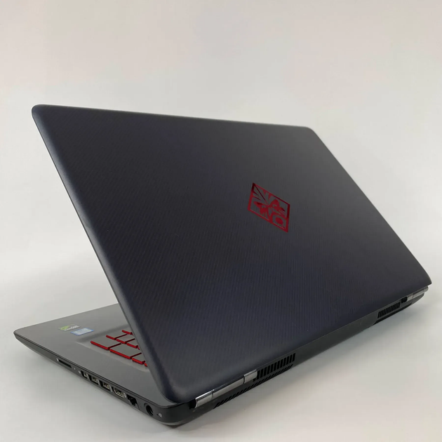 Ігровий ноутбук Б-клас HP Omen 17-w295ms / 17.3" (1920x1080) IPS / Intel Core i7-7700HQ (4 (8) ядра по 2.8 - 3.8 GHz) / 16 GB DDR4 / 128 GB SSD + 1000 GB HDD / nVidia GeForce GTX 1070, 8 GB GDDR5, 256-bit / WebCam / HDMI б/в + Подарунок Бездротова миша - зображення 7