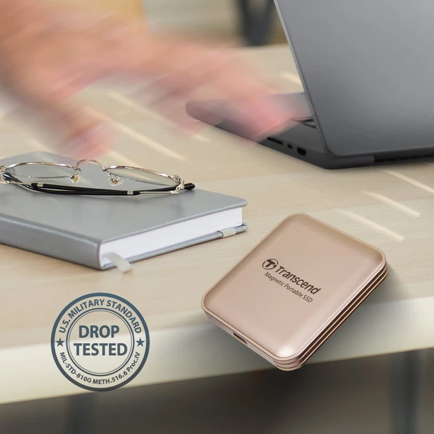 Накопичувач SSD Transcend ESD420 2TB USB Type-C 3D NAND TLC Champagne Gold (TS2TESD420G) 321466 - изображение 11