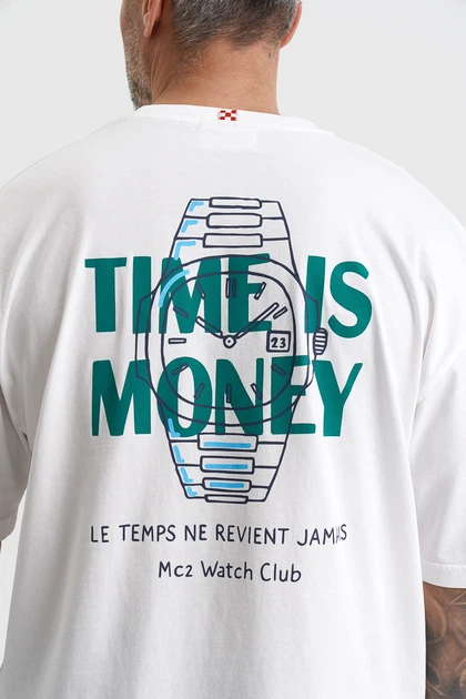 Футболка Time is money MC2 Saint Barth 8969 XXL - изображение 4