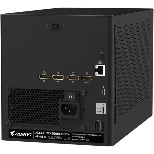 Відеокарта GIGABYTE Nvidia GeForce RTX 5090 AORUS AI BOX 32G (GV-N5090IXEB-32GD) - изображение 9