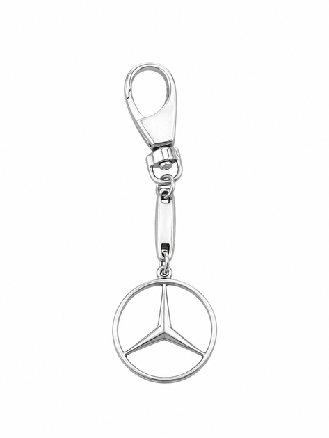Брелок из белого золота Mercedes (Мерседес) (з9003) - Фото 1 Брелок из белого золота Mercedes (Мерседес) (з9003) - изображение 1