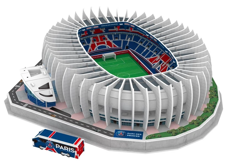 Пазл Banbo Toys 3D ПСЖ стадіон Парк де Пренс 159 елементів (8436573616812) - Фото 3 Пазл Banbo Toys 3D ПСЖ стадіон Парк де Пренс 159 елементів (8436573616812) - зображення 3