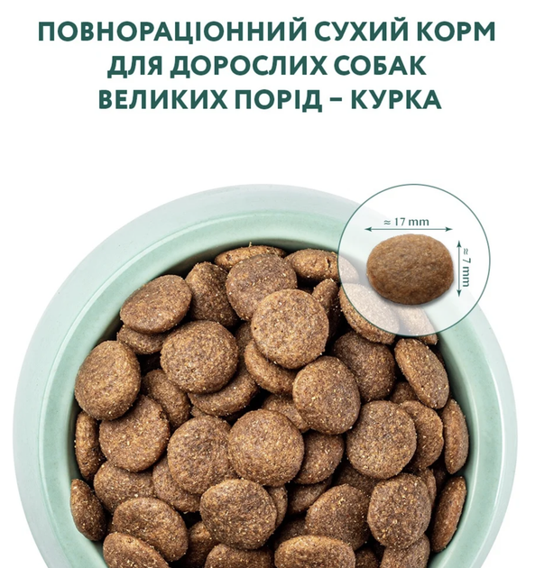 Сухой корм OptiMeal Adult Large Breed Chicken для взрослых собак крупных пород с курицей 12 кг - изображение 4