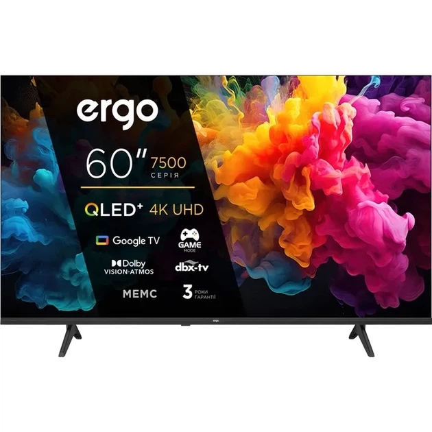 Телевізор QLED ERGO 60JUQ7500 - Фото 8 Телевізор QLED ERGO 60JUQ7500 - изображение 8