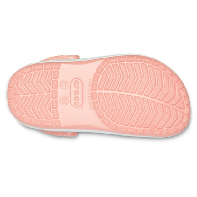 Детские сабо Crocs Crocband Kids Clog 29-30 р 17.5-18.3 см Персиковые 204537-C12 Melon/Ice Blue - Фото 6 Детские сабо Crocs Crocband Kids Clog 29-30 р 17.5-18.3 см Персиковые 204537-C12 Melon/Ice Blue - изображение 6