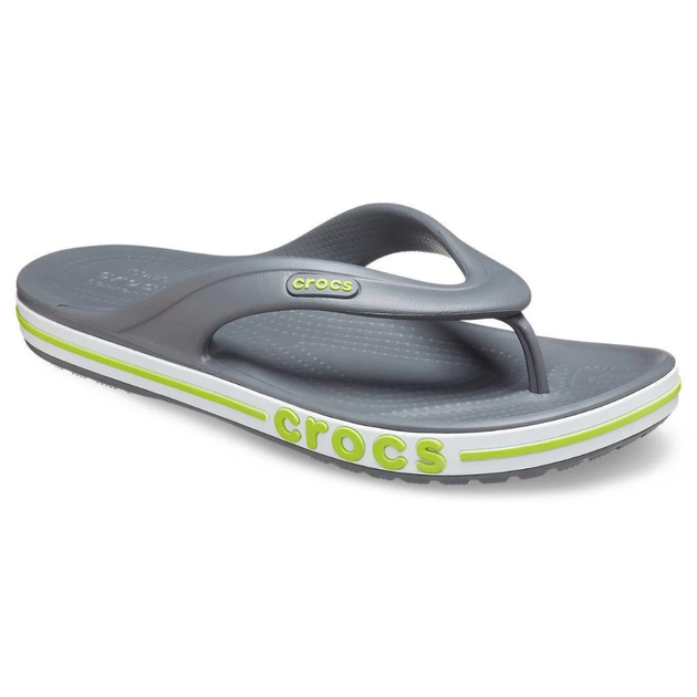 Тапочки Crocs Bayaband Flip 40-41 р 25.8-26.7 см Сірі 205393-4CC-M8/W10 Charcoal - Фото 2 Тапочки Crocs Bayaband Flip 40-41 р 25.8-26.7 см Сірі 205393-4CC-M8/W10 Charcoal - зображення 2
