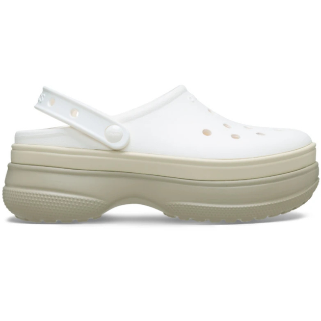 Сабо Crocs Classic Stacked Clog 36-37 р 22.5-23 см Білі 211355-M4/W6 White - Фото 1 Сабо Crocs Classic Stacked Clog 36-37 р 22.5-23 см Білі 211355-M4/W6 White - зображення 1