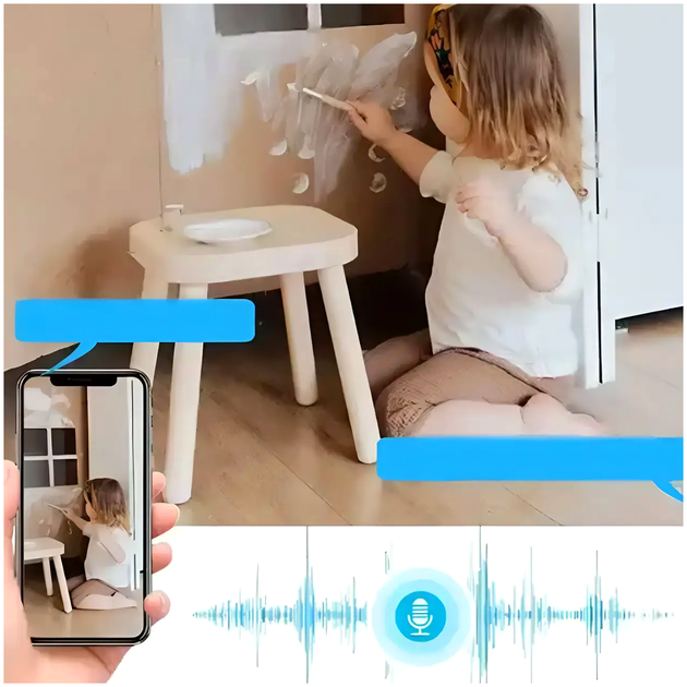 WIFI камера видеонаблюдения 3MP с ИК подсветкой и датчиком движения уличная YOOSEE yc101 цветная - изображение 7