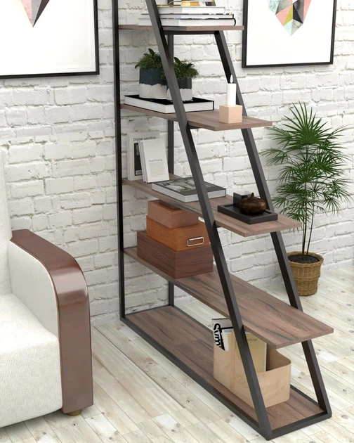 Стелаж в стилі лофт EcoLoft Тріан DSP-1456-8 Ліворно - зображення 4