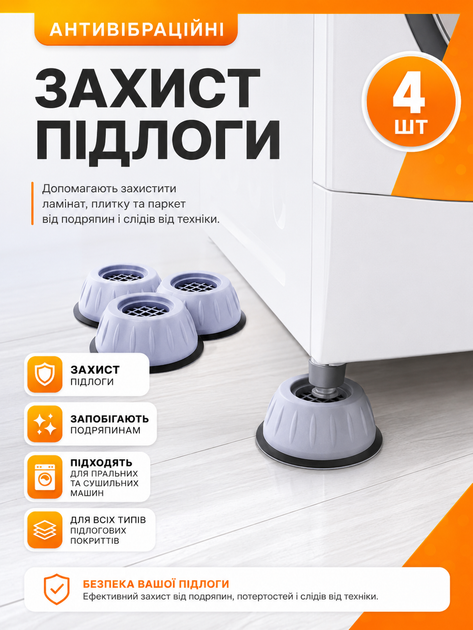 Антивибрационные подставки ножки для стиральной машины BRS - изображение 4