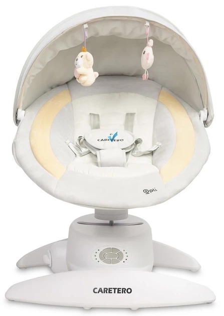 Leżaczek-bujaczek elektryczny 2w1 Caretero Opti Beige (5903076399601) - Zdjęcie 7 Leżaczek-bujaczek elektryczny 2w1 Caretero Opti Beige (5903076399601) - obraz 7