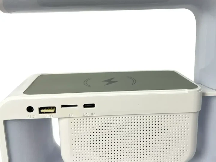 Настільна розумна лампа нічник G-Smart G6 Лампа-нічник з годинником Bluetooth-колонкою та бездротовою зарядкою - изображение 6